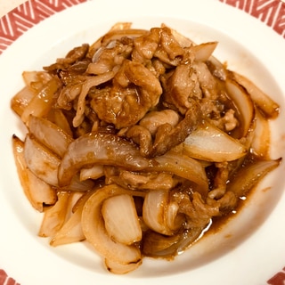 玉ねぎ多め⭐ココナッツシュガーで豚肉の生姜焼き